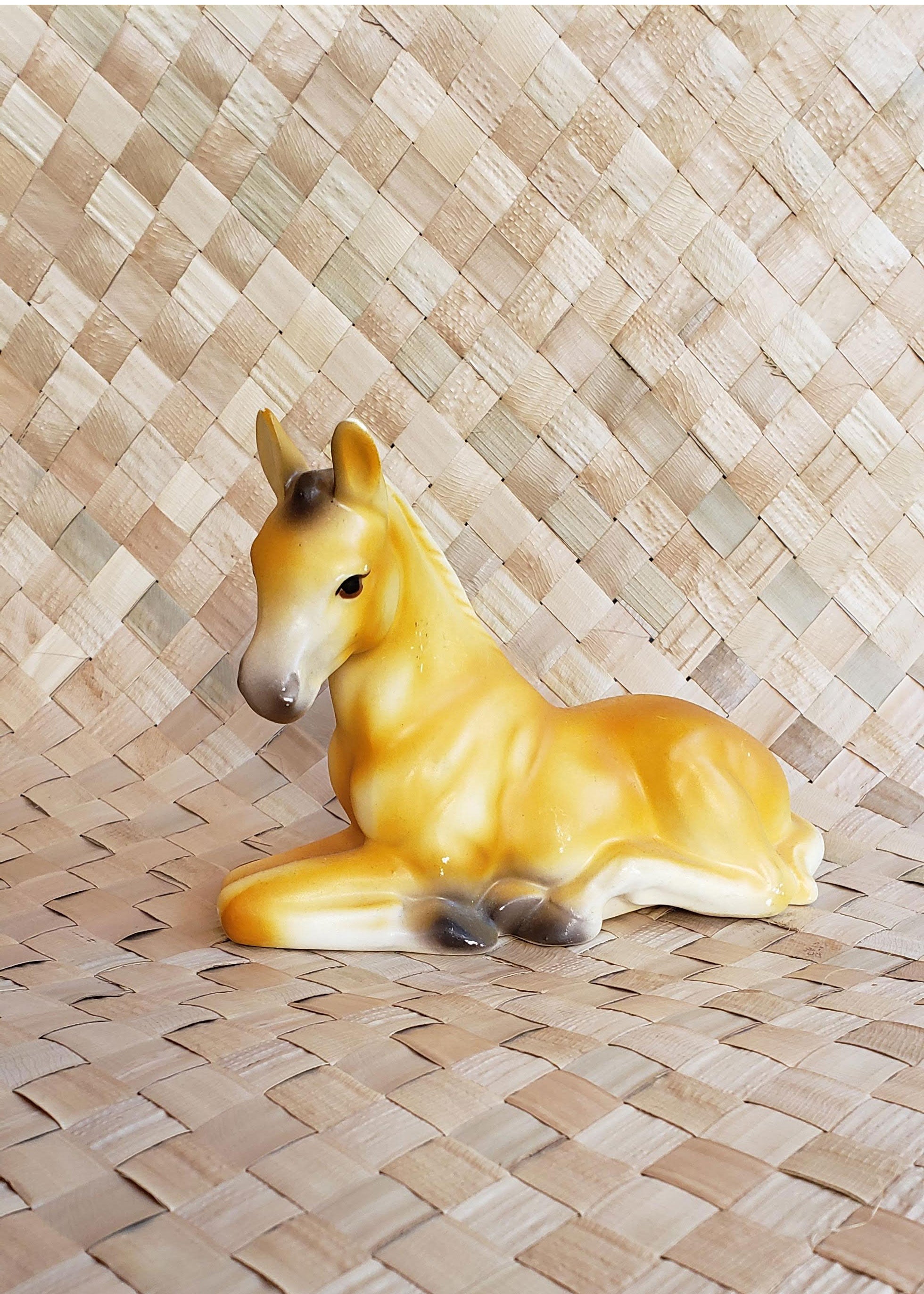 Vintage Porcelain Horse Figure
