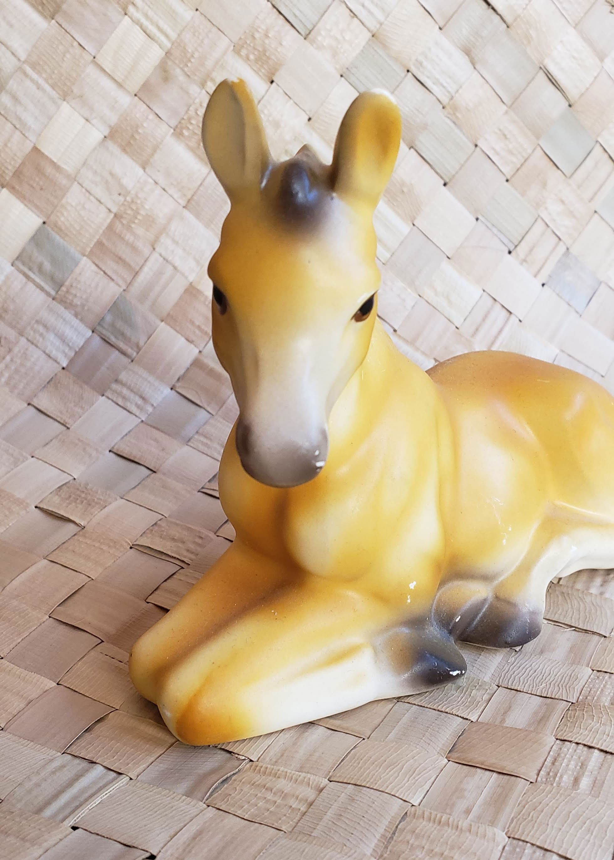 Vintage Porcelain Horse Figure