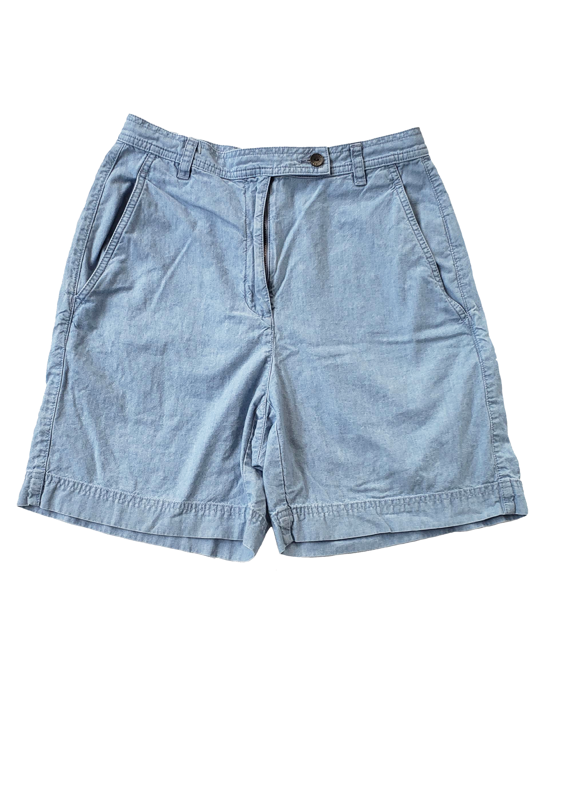 Vintage Liz Claiborne Chambray Walking Shorts Style a Go Go