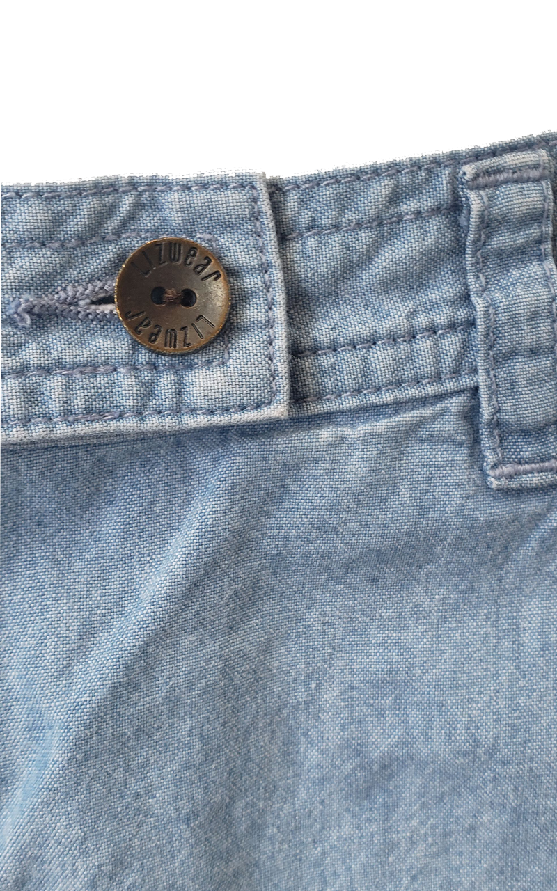 Vintage Liz Claiborne Chambray Walking Shorts