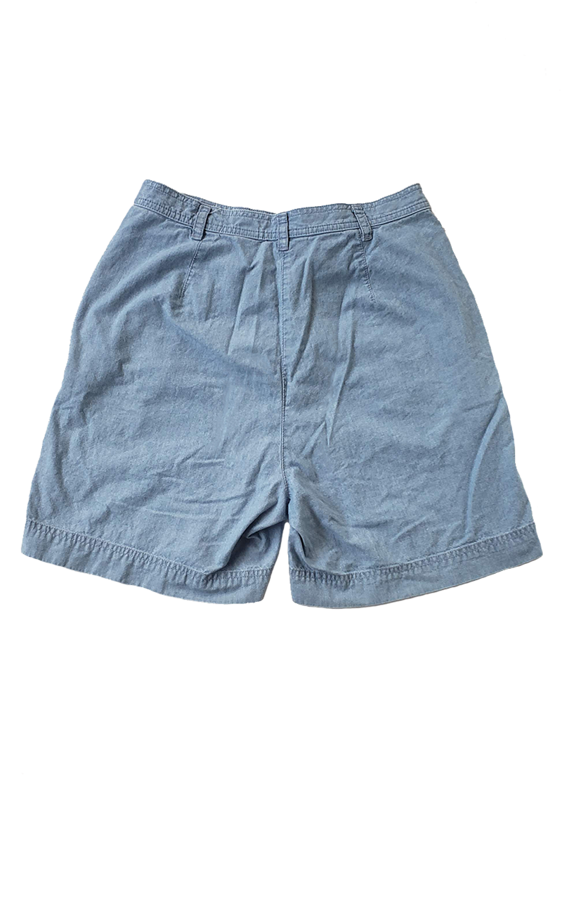 Vintage Liz Claiborne Chambray Walking Shorts