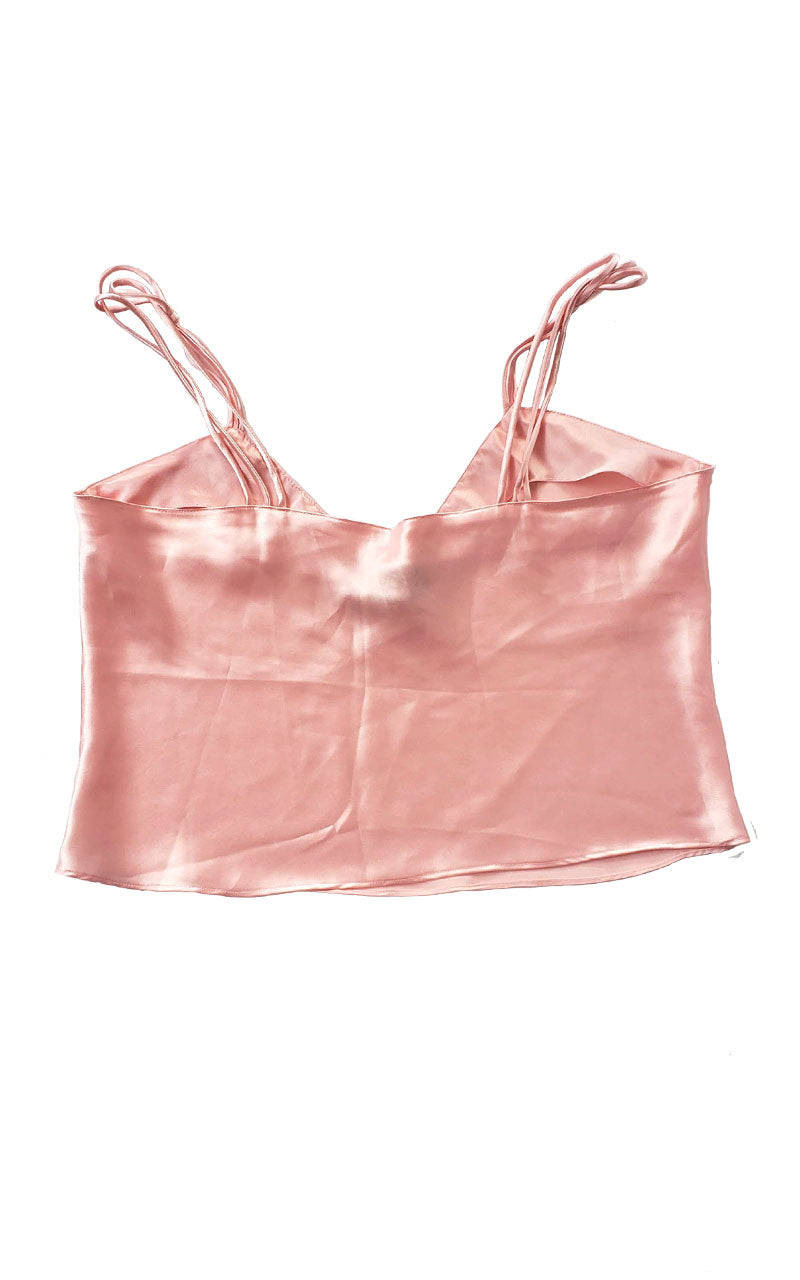 90s Victoria's Secret Cropped Camisole - Peachy Pink