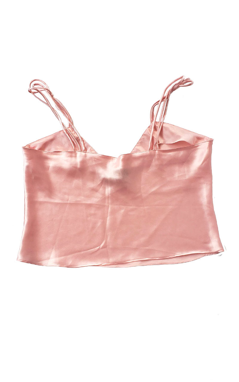 90s Victoria's Secret Cropped Camisole - Peachy Pink