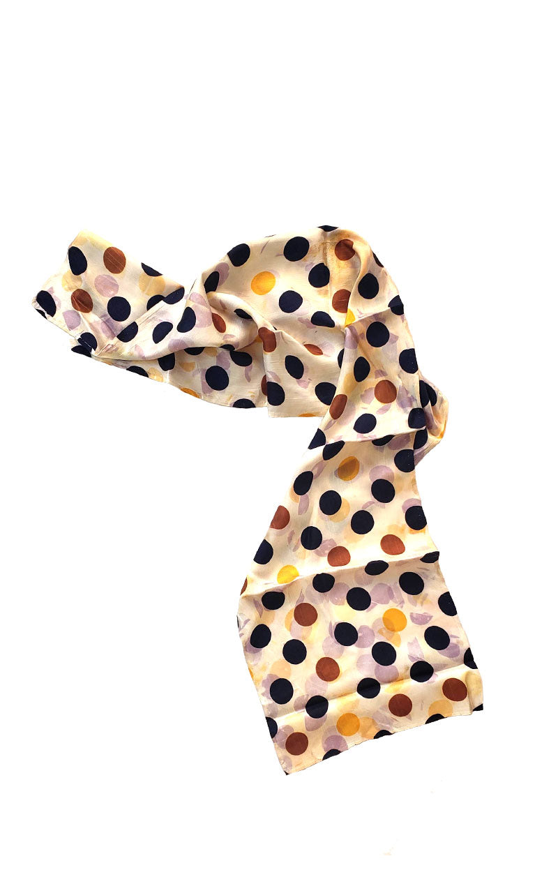 Vintage Polka Dot Scarf
