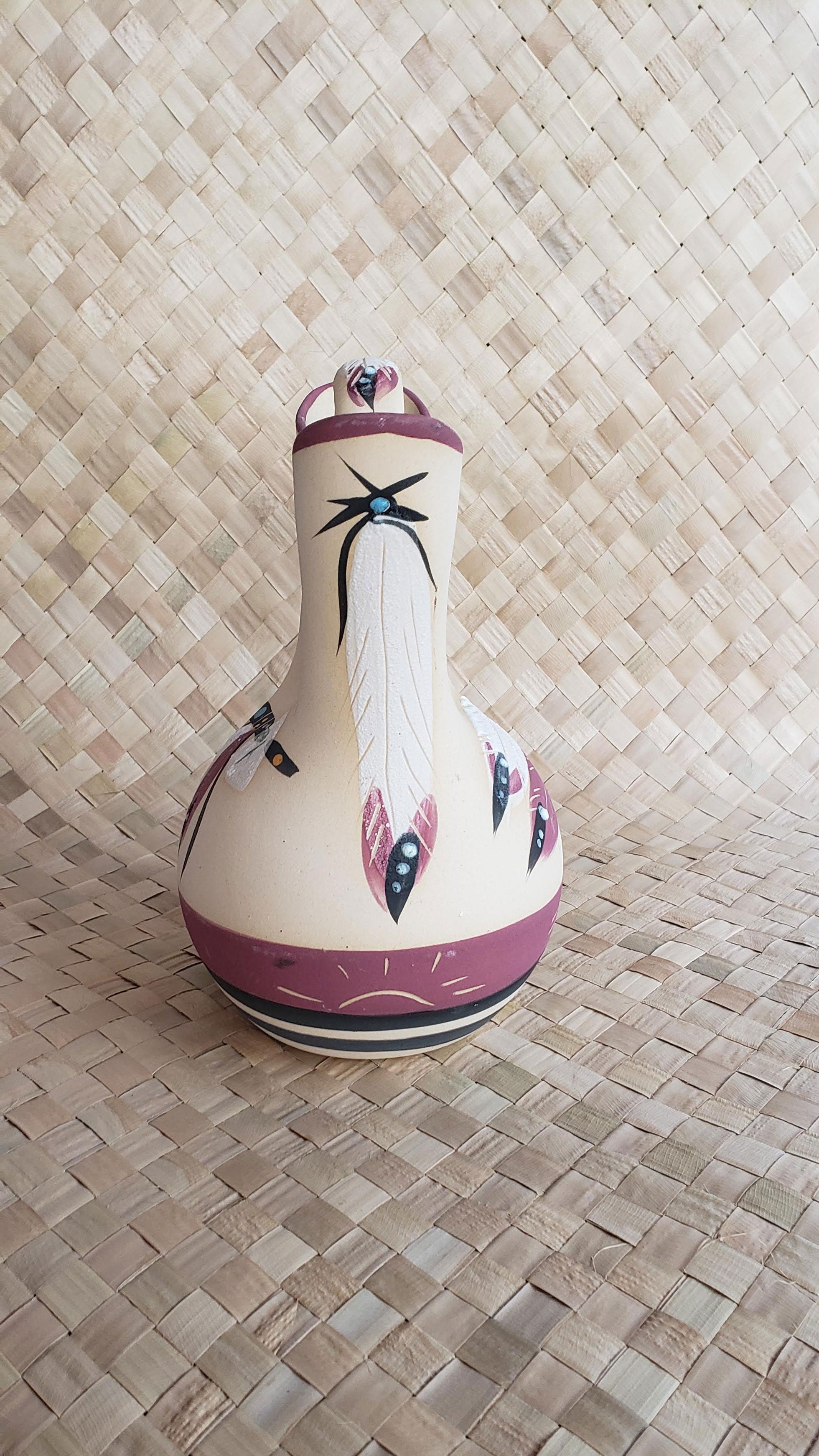 Betty Selby Artist Signed Native American Wedding Vase