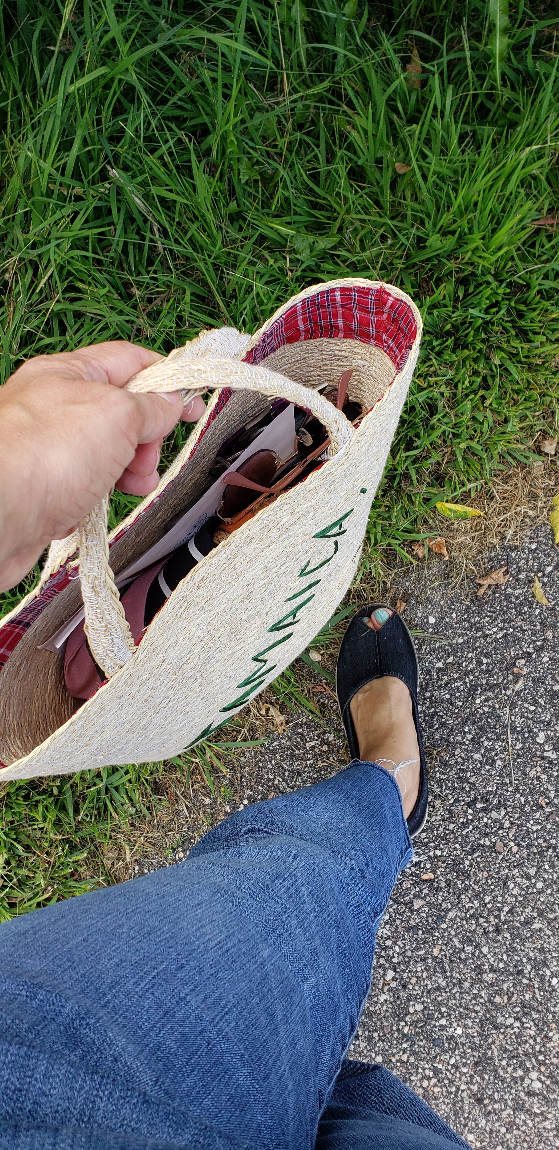 Wicker Jamaica Tote Bag