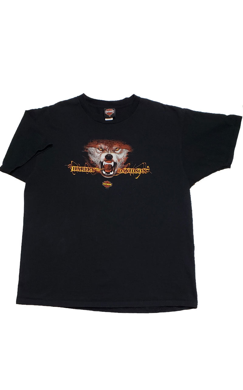 Rare Wolf Harley Tee - St Paul, MN