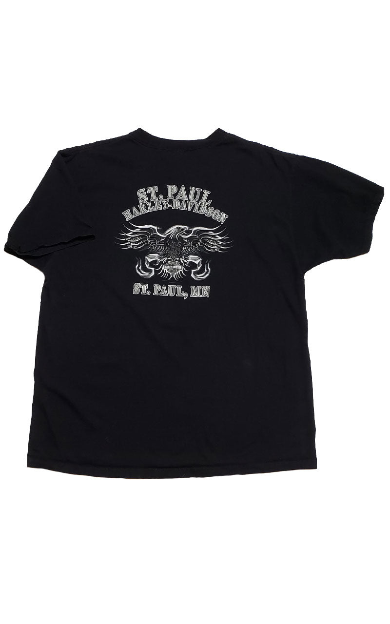 Rare Wolf Harley Tee - St Paul, MN