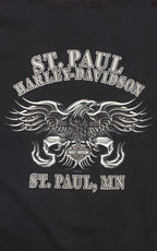 Rare Wolf Harley Tee - St Paul, MN