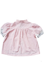 Rare 1970s Lily of France Pinstriped Bed Jacket