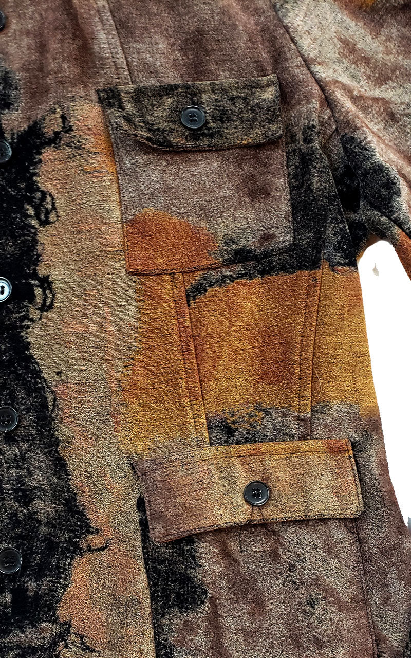 Robert Kitchens Brown & Tan UltraSuede Jacket