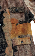 Robert Kitchens Brown & Tan UltraSuede Jacket