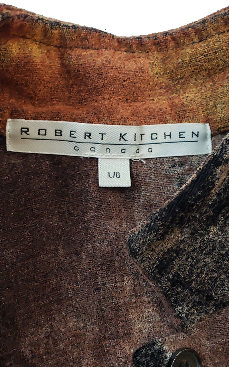 Robert Kitchens Brown & Tan UltraSuede Jacket