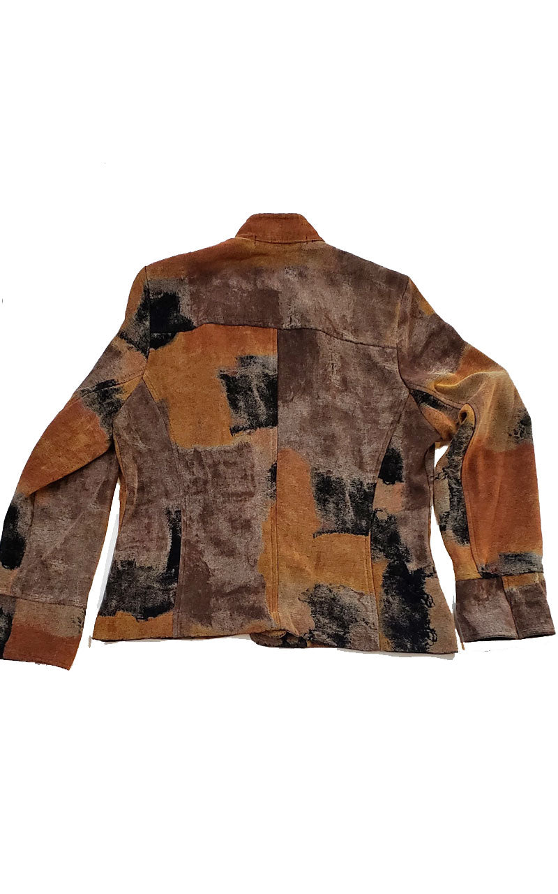 Robert Kitchens Brown & Tan UltraSuede Jacket