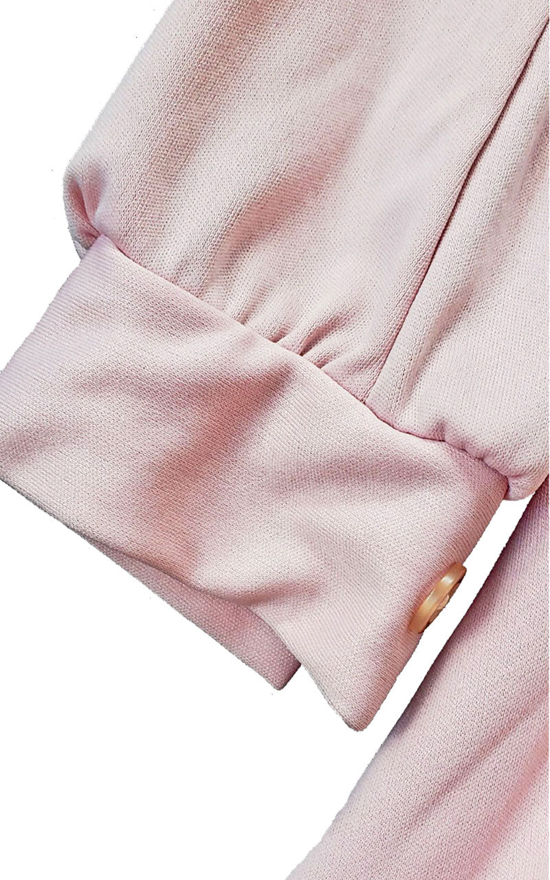 Vintage Blush Pink 70s Dress