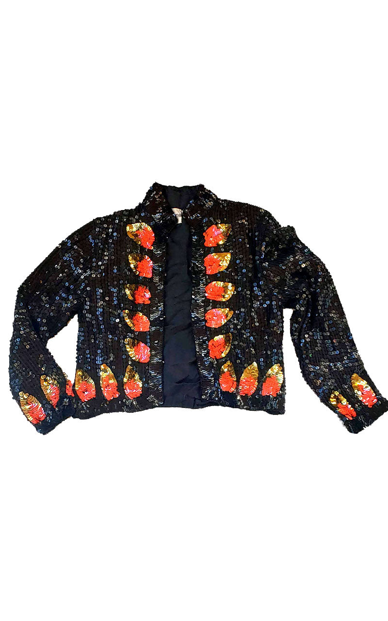 Vintage Girl's Sequined Jacket
