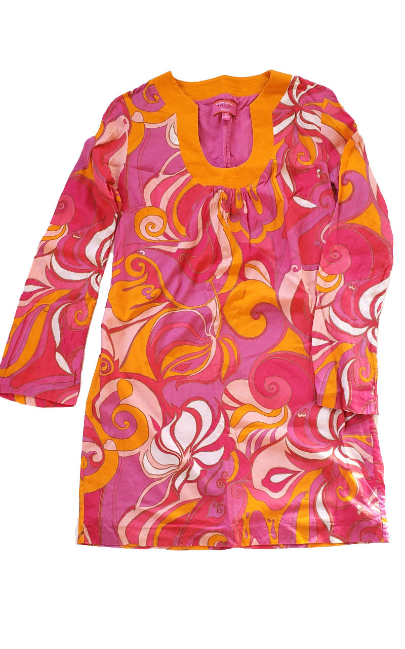 Trina Turk X Banana Republic Pink Paisley Shift Dress