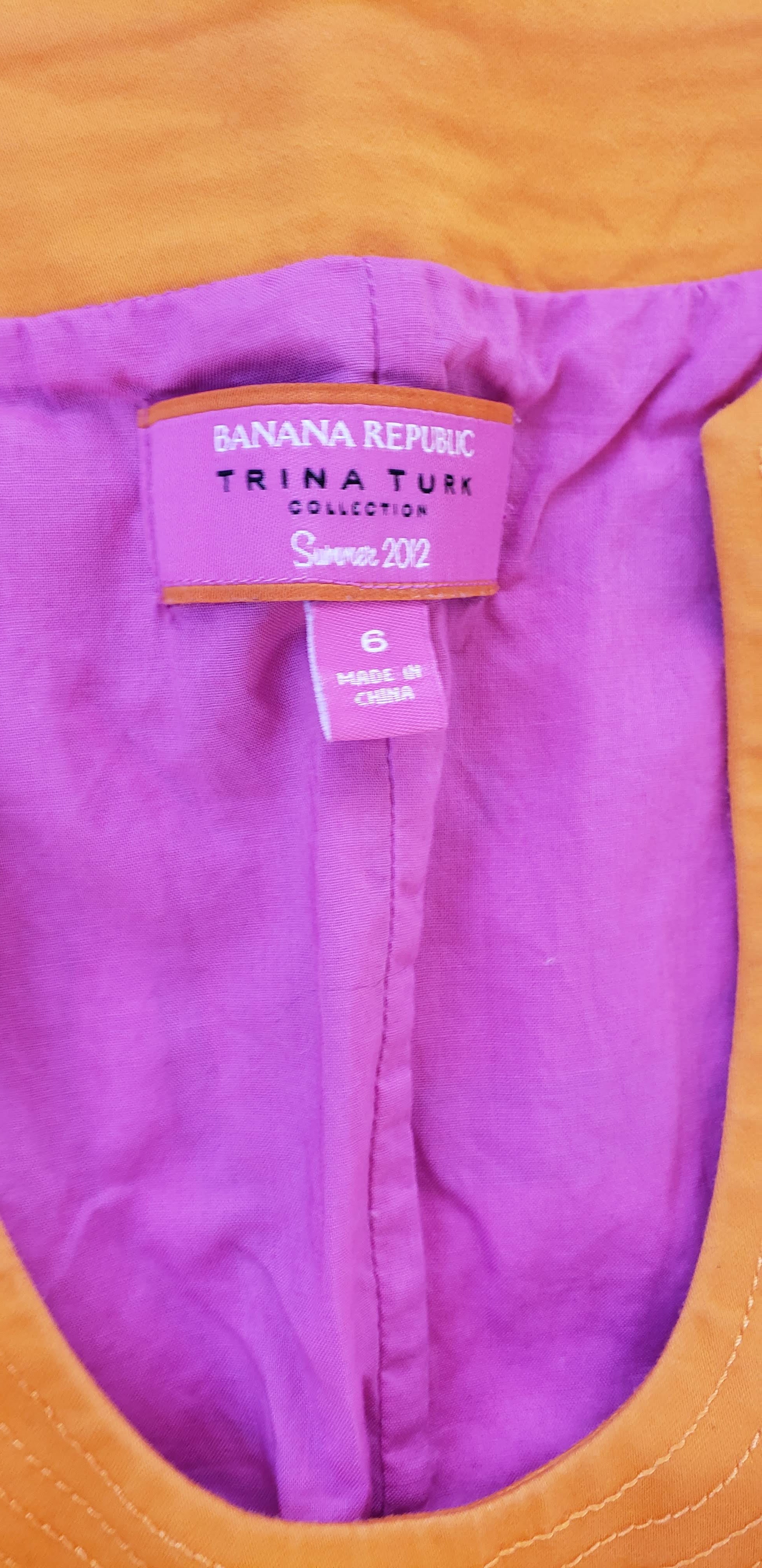 Trina Turk X Banana Republic Pink Paisley Shift Dress