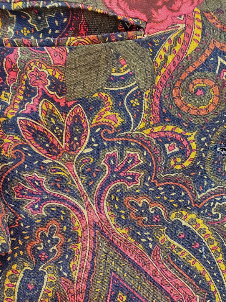 90s Vintage Red Floral Long Blazer