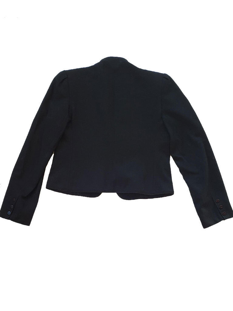 Vintage Wool Cropped Women's Blazer