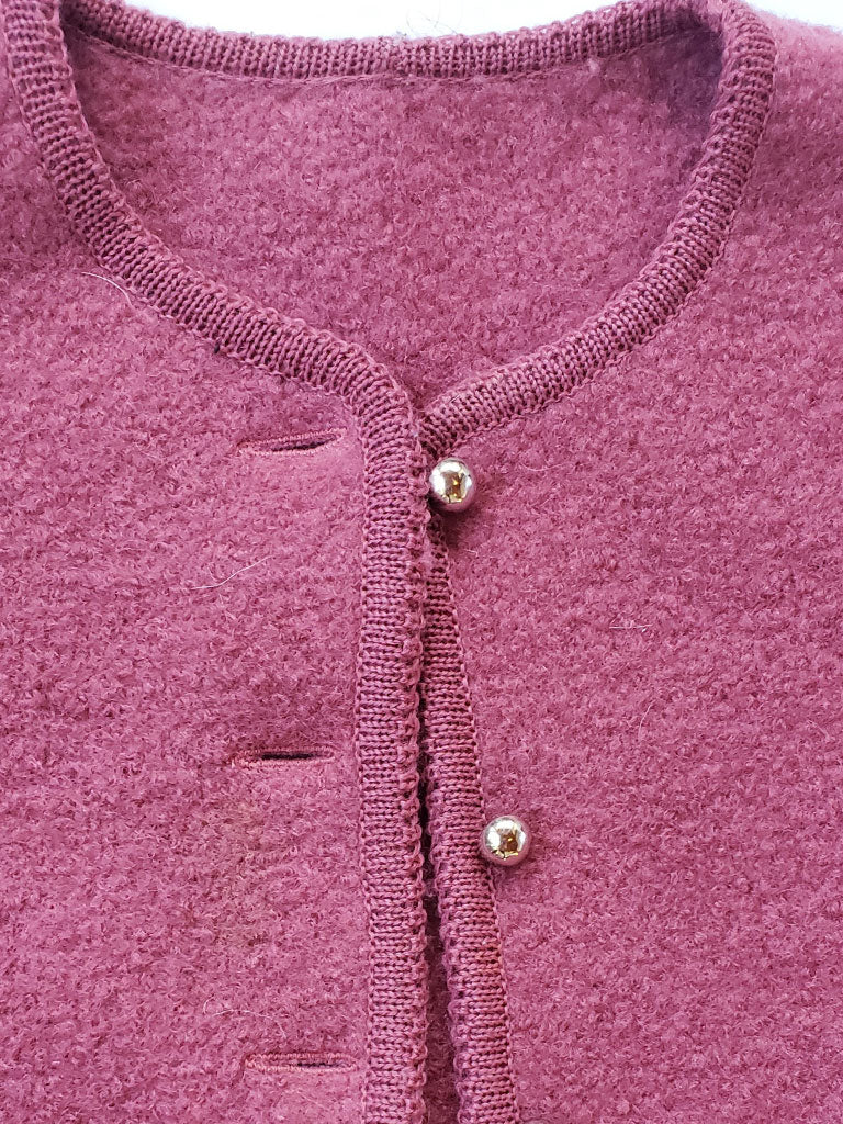 Rose Bouclé Wool Jacket