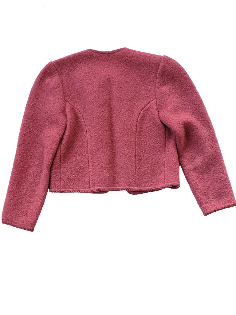 Rose Bouclé Wool Jacket