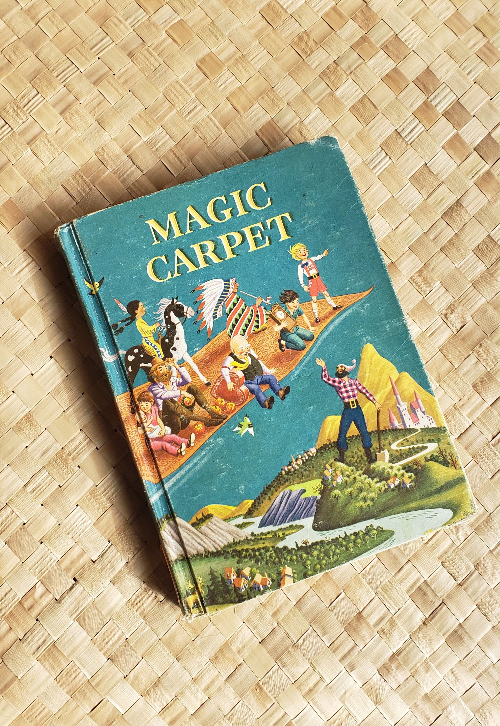 Rare Vintage Magic Carpet Children's Book (Copyright 1954)