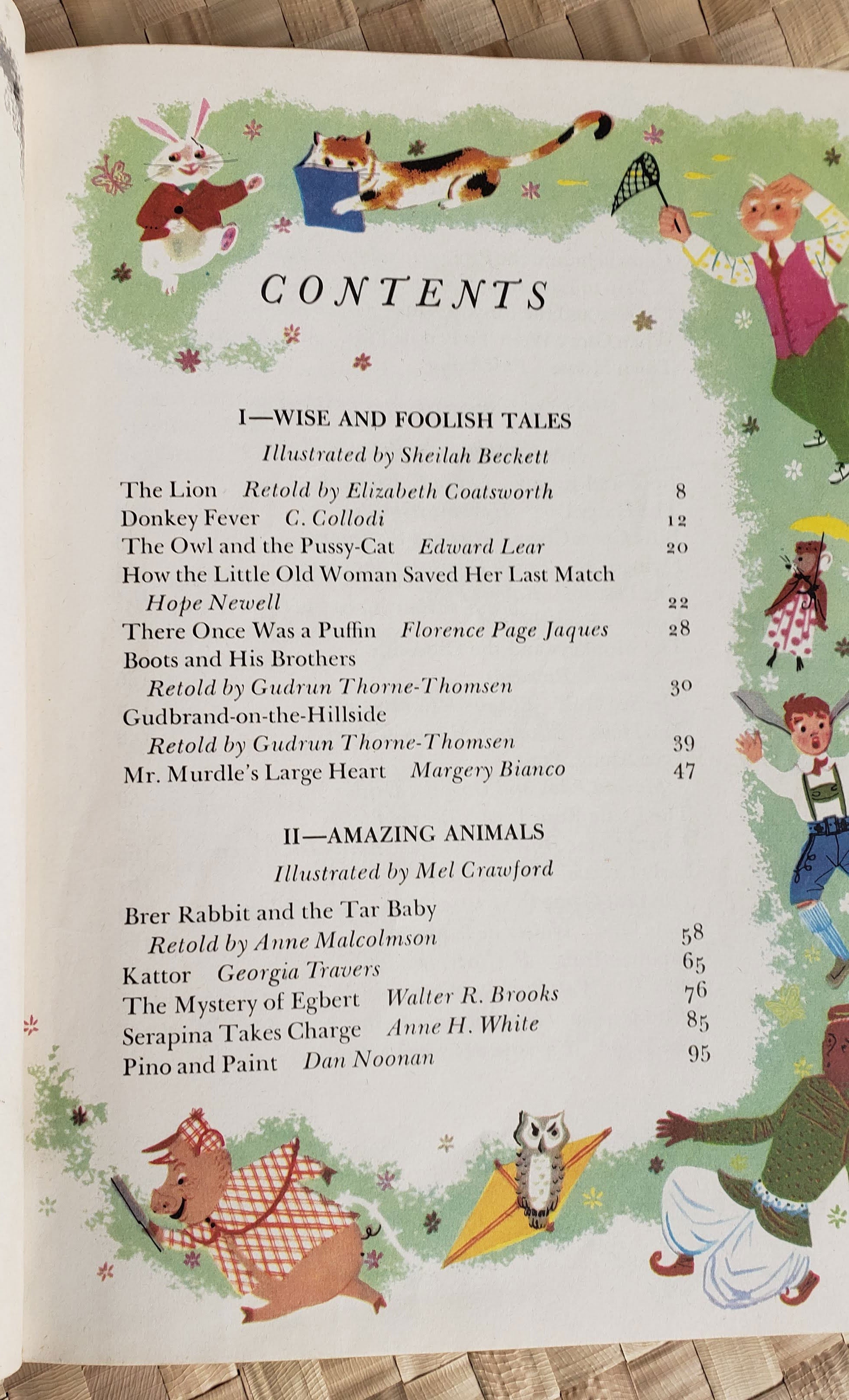 Rare Vintage Magic Carpet Children's Book (Copyright 1954)