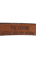 Red Leather Heart Buckle Belt