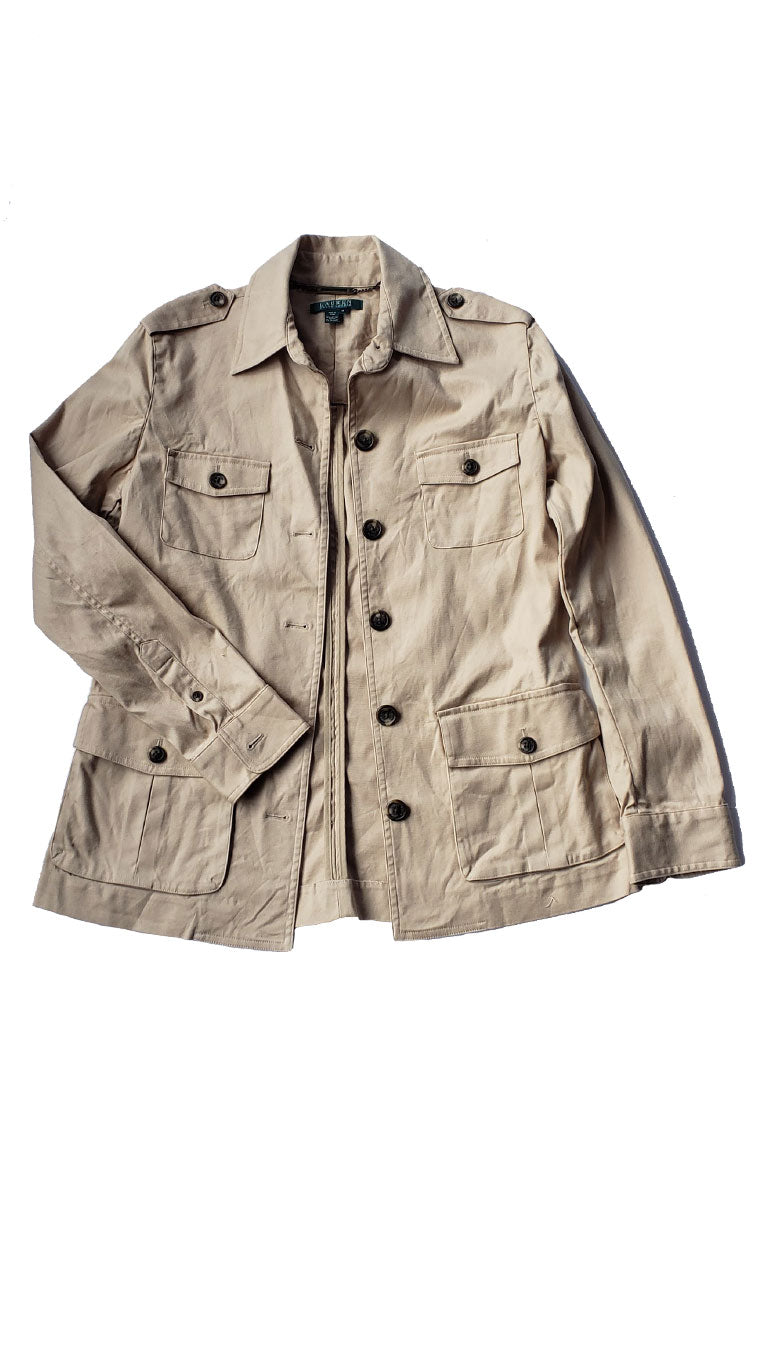 Ralph Lauren Tan Canvas Jacket
