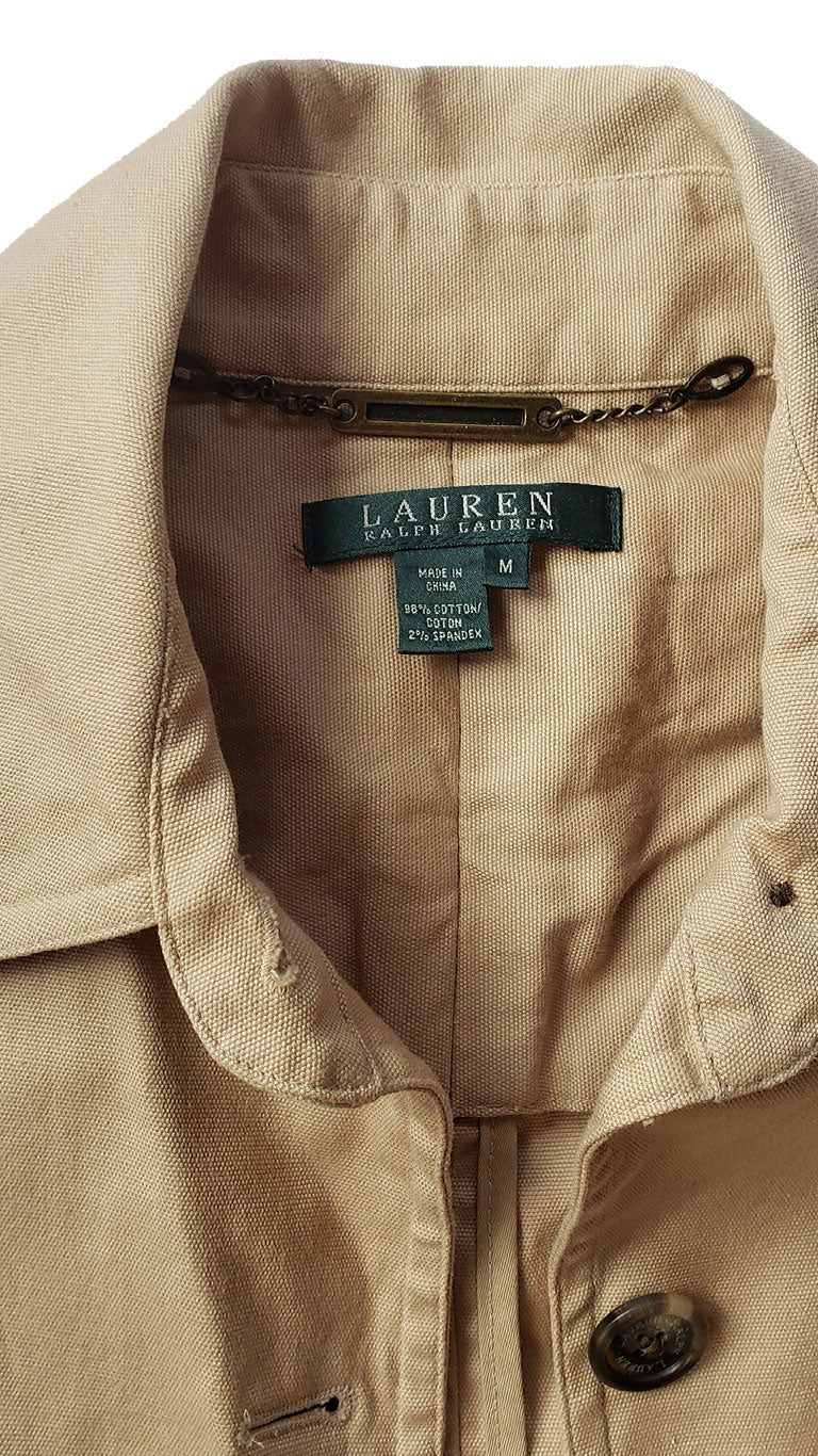 Ralph Lauren Tan Canvas Jacket