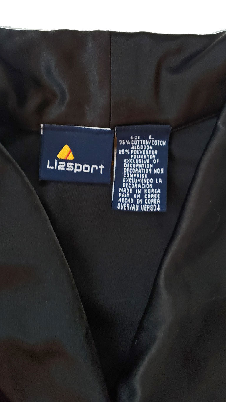 Vintage 80s LizSport Black Velvet Jumpsuit