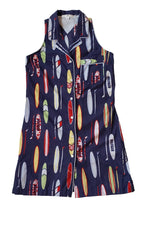 Rare Vintage Tommy Hilfiger Surf Print Shirt Dress
