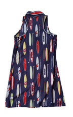 Rare Vintage Tommy Hilfiger Surf Print Shirt Dress