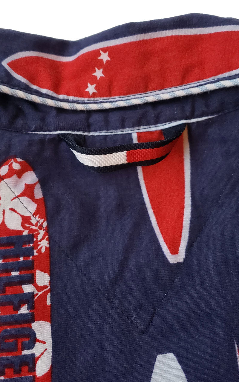 Rare Vintage Tommy Hilfiger Surf Print Shirt Dress