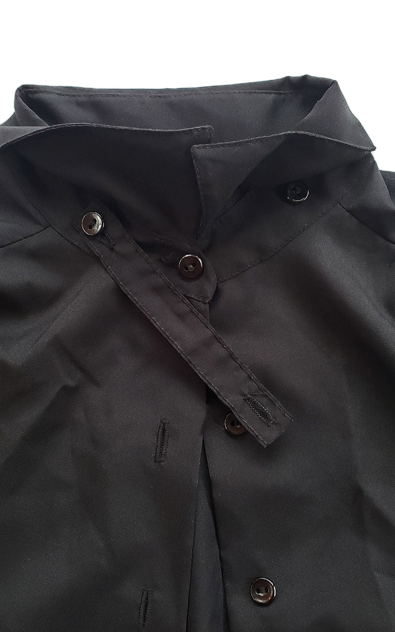 Vintage 70s Removable Neck Tie Blouse