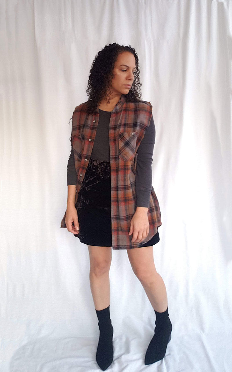 Men's Flannel Recon Tunic Vest