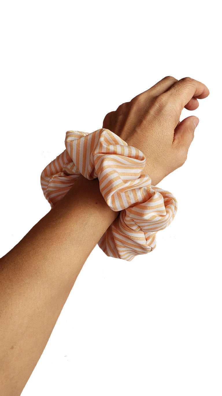 Circus Tent Stripe Scrap Scrunchies