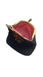 Vintage Embroidered Coin Purse