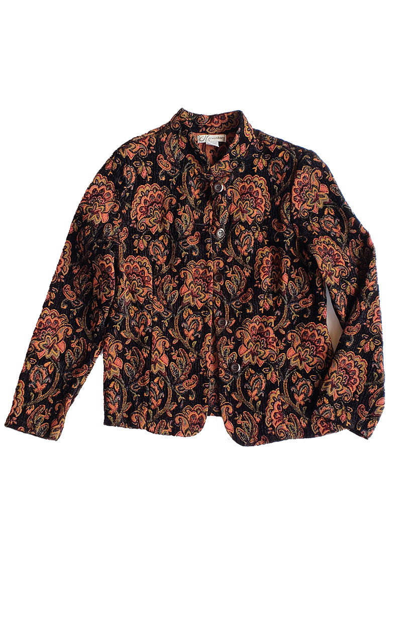 Vintage Dress Barn Tapestry Blazer