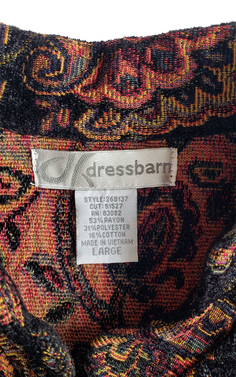 Vintage Dress Barn Tapestry Blazer