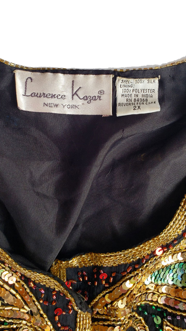 Vintage Laurence Kazar NY Sequined Jacket