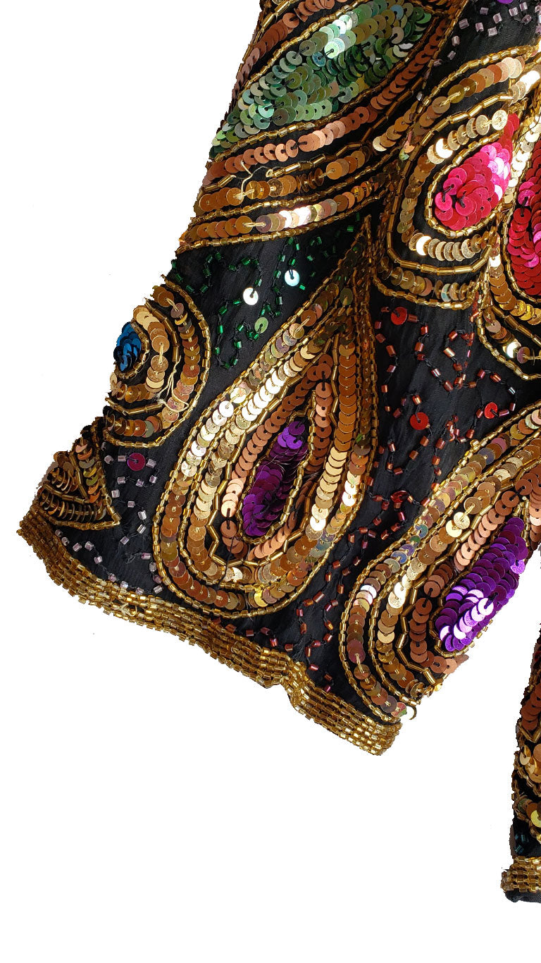 Vintage Laurence Kazar NY Sequined Jacket