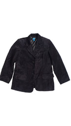 Boy's Black Velvet Blazer