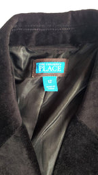 Boy's Black Velvet Blazer