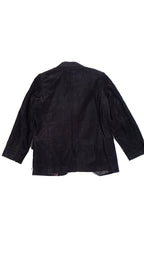 Boy's Black Velvet Blazer