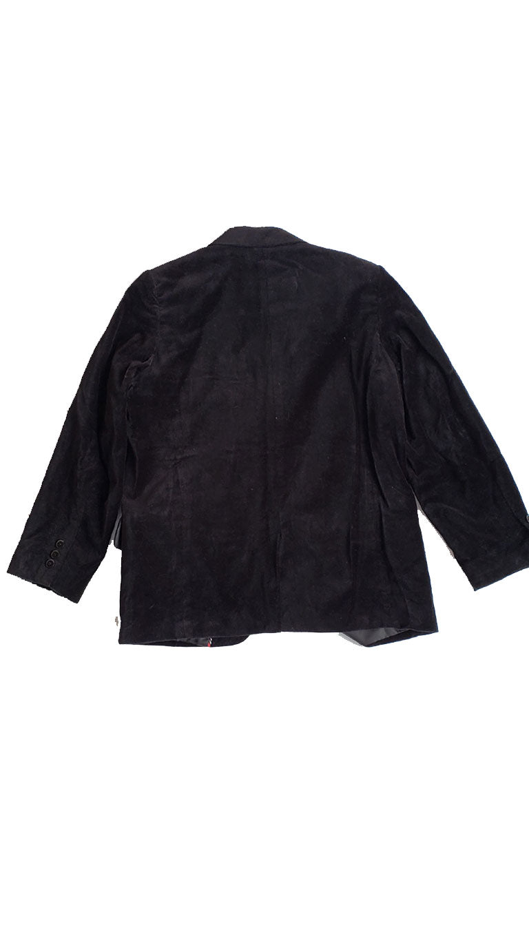 Boy's Black Velvet Blazer