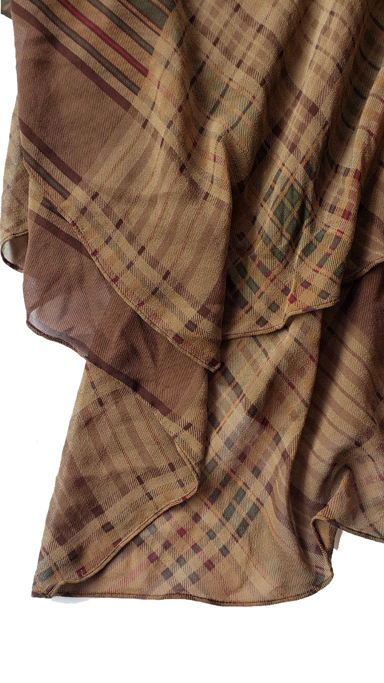 Ralph Lauren Plaid Tiered Skirt - Size 16