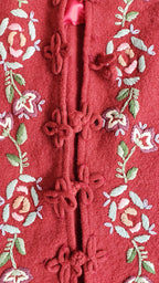 Vintage Fresh Groove Rust Embroidered Jacket