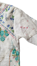 Handmade Vintage Handkerchief Quilted Jacket